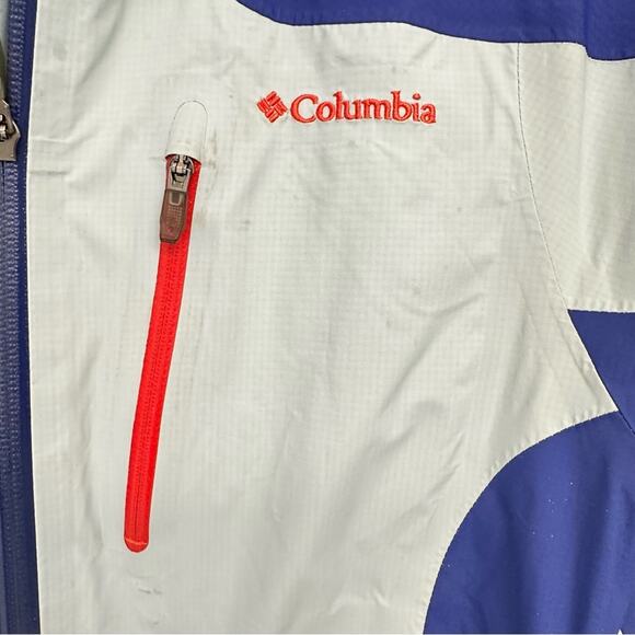 Columbia Women’s Compounder Shell Jacket Size XS Blue Waterproof Windbreaker - Picture 7 of 16